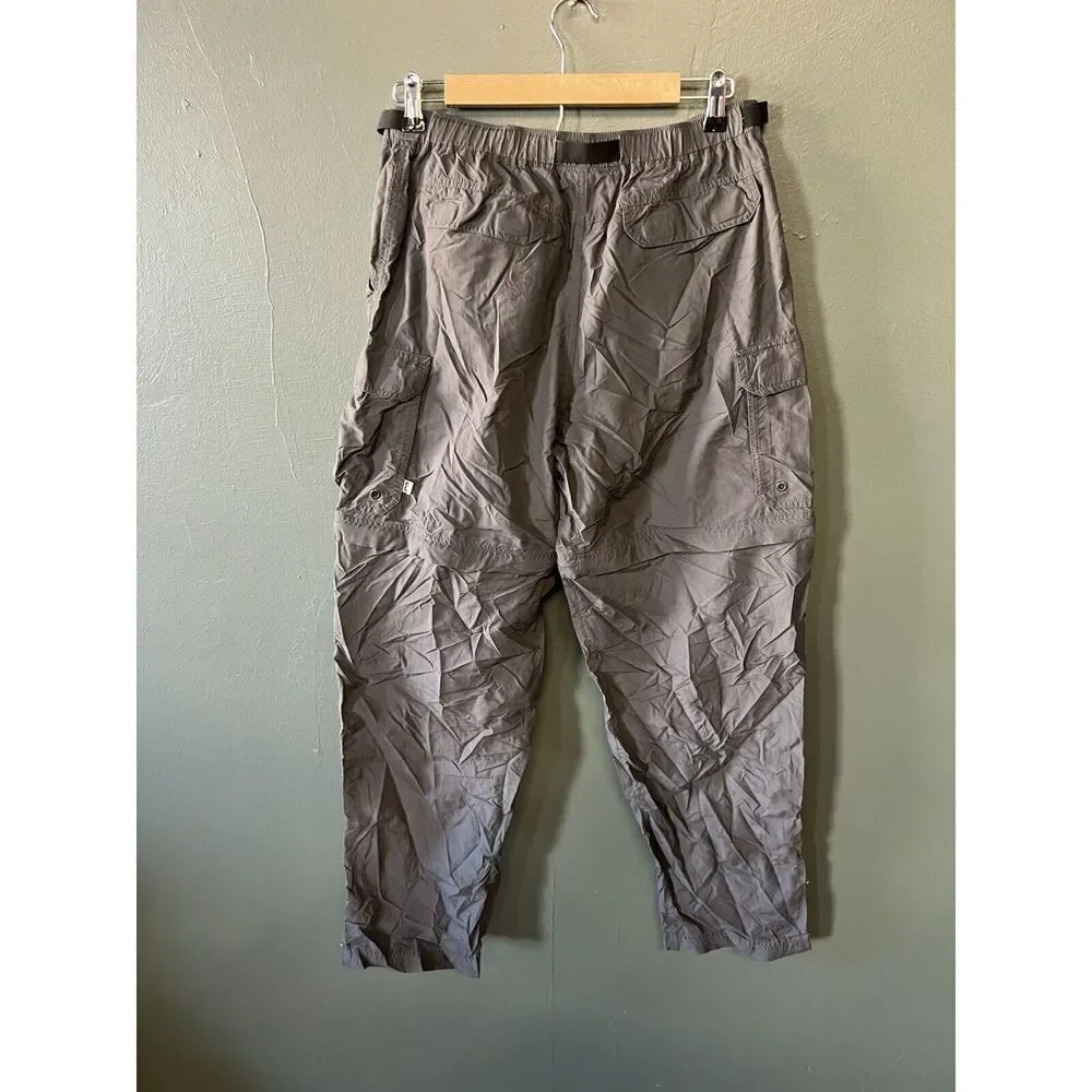 REI Mens Gray Outdoor Hiking Cargo Pants Nylon Size Medium